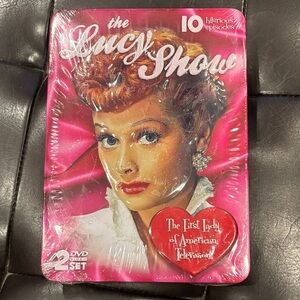 NWOT - The Lucy Show DVD Set - Pink Retro Collector Tin